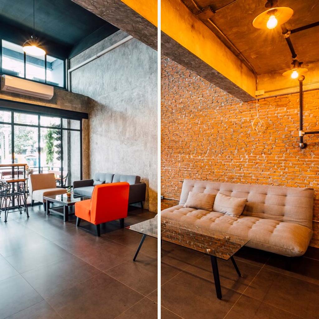 interior right in a small building