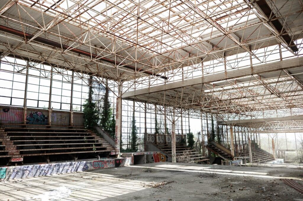 workshop framing mid-construction