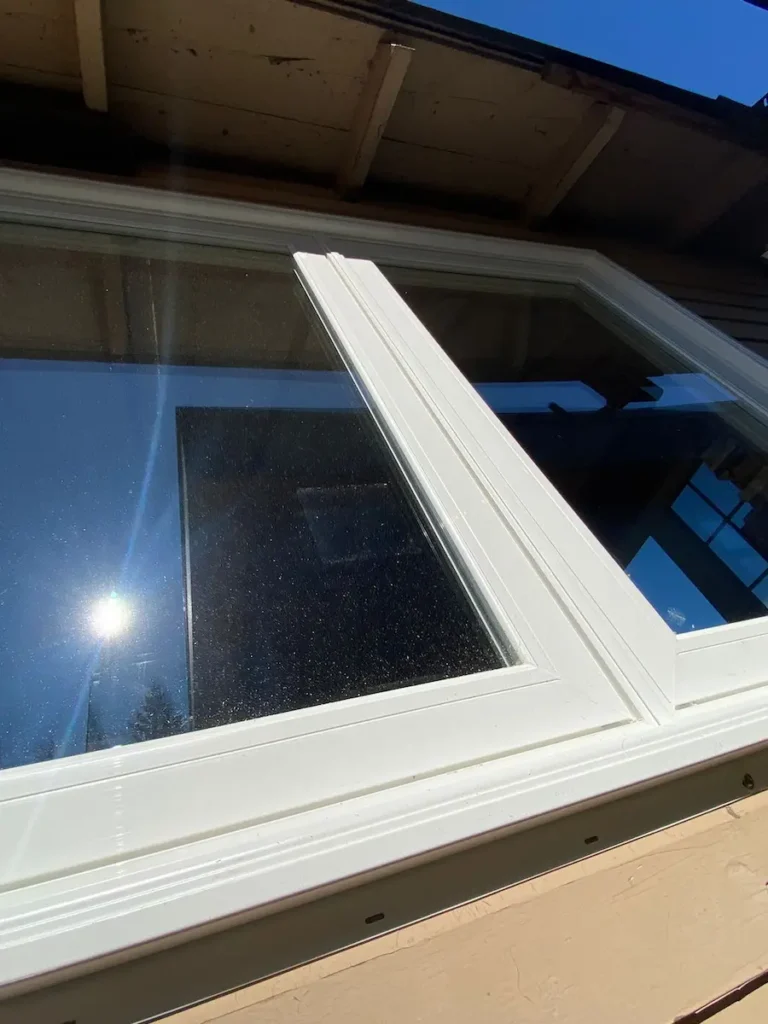 single window beside exterior door