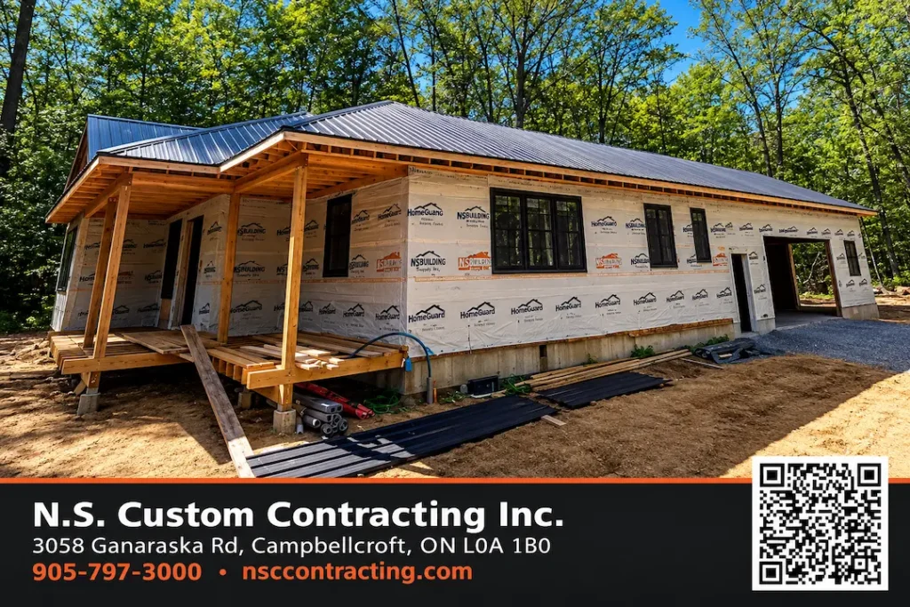 Pole barn foundation options Ontario